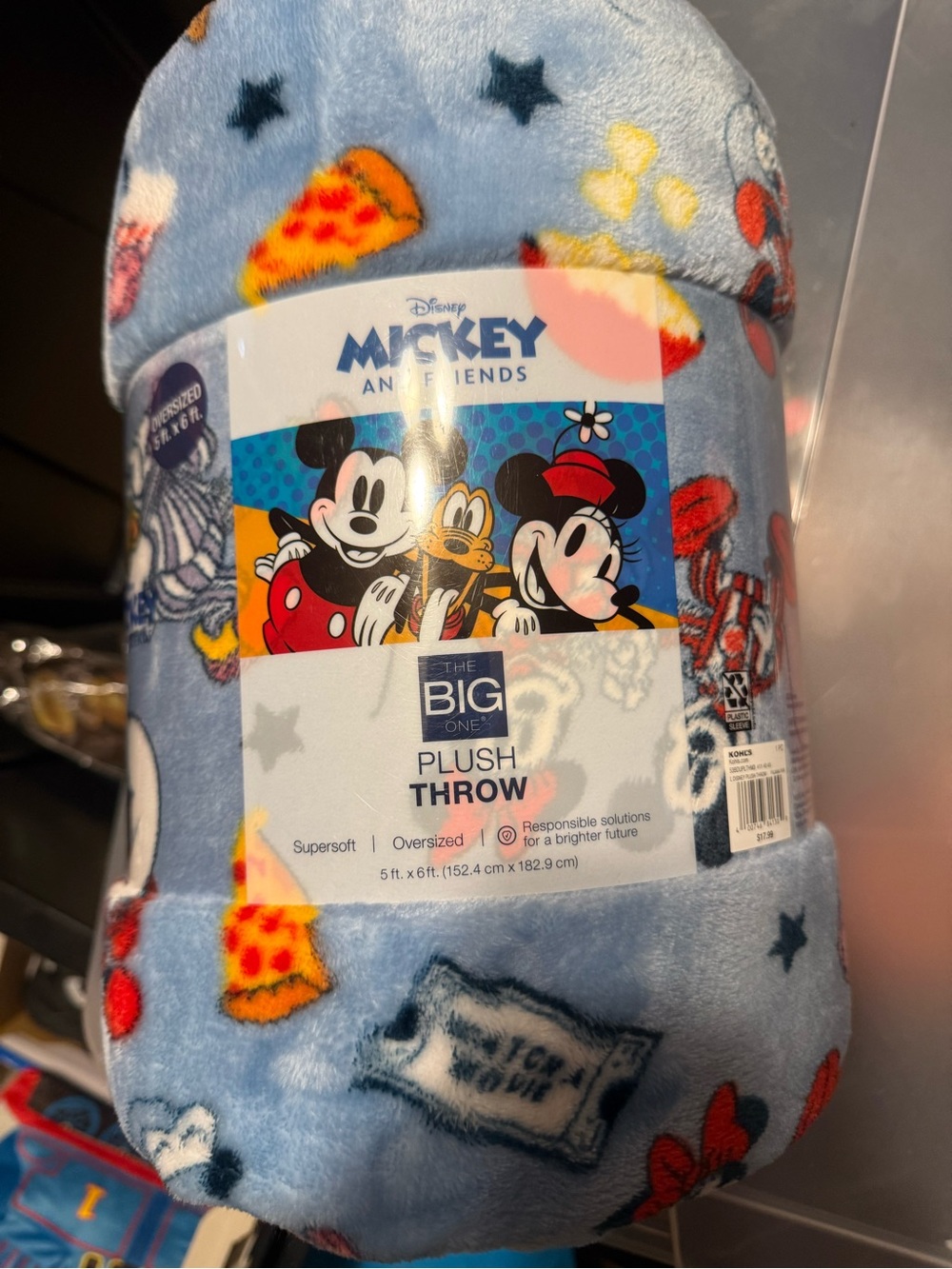 Mickey and friends blanket